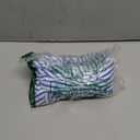 SweatyRocks Women's Button Back Decor Half Sleeve Crewneck Striped Blouse Tops Size M