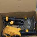 Houselife Cordless Weed Eater Compatible with Dewalt 20V Max Battery (No Battery) Lightweight String Trimmer & Weed Wacker with Auto Line Feed, 12" Cordless Weed Trimmer//Weedeaters for Lawn Garden (Yellow)