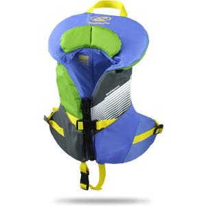 Stohlquist Child Life Jacket, US Coast Guard Approved, Type III Life Vest (30-50 lbs) for Kids and Children, Support Collar with Grab Handle, Fully Adjustable PFD for Pools, Lakes and Boating