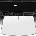 Windshield Sunshade for 2021-2025 Ford F150 Lariat, King Ranch, Platinum, XL XLT Limited Raptor, Foldable Front Window Sunshade with Storage Bag, Accessories Windshied Sun Shade Protector