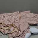 SAPJON Womens Pajama Sets 5PCS Silk Pajamas for women Cute Sleepwear Loungewear Satin Pajamas Sets for Women Soft (X-Large, Pink)