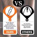 30-120lb Twister Arm Trainer,Adjustable Arm Chest Exerciser with 4 Resistance Springs for Men & Women Upper Body Workout,Detachable Power Twist Home Fitness Equipment