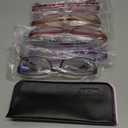 Gaoye 1.5 Reading Glasses for Women, 6 pack Fashion Readers for Women Spring Hinge Eye Glasses, Blue Light Reading Glasses (*C1 Mix Color)