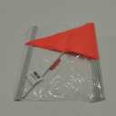 4 Pack Safety Flags with Pole Replacement for Step2 Step Kid Alert Slow Down Signs for Neighborhoods Safety Flag Warning Signs - Warning Flag Replacement Flags for Kids at Play Signage for Street