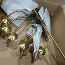 Jonsi Modern Gold Chandelier for Dining Room,35 Inch Brushed Brass Chandelier Light Fixture, Dining Room Light Fixtures Over Table