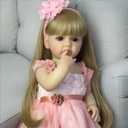 22 Inch Reborn Baby Dolls Girl Full Body Realistic Soft Vinyl Body Newborn Baby Dolls Toy