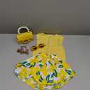 Deerhobbes Design your own Girls' Short Sets - Trendy and Comfortable Summer Outfits for Girls Fashionable Clothing Sets 4pc Size 90