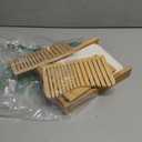 Bamboo Bread Slicer - Adjustable Width Guides. Sturdy Wooden Cutting Board. Easy Slicing for Homemade Bread, Bagels & More