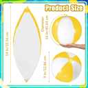 12 Pcs 16'' Beach Ball PVC Inflatable Ball Bulk Blow up Pool Balls for Swimming Pool Summer Hawaiian Tropical Theme Party Favors Decorations Favors Supplies