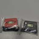 2 Pieces Inductive Hour Meter for Gas Engine Lawn Mower Dirt Bike Motorcycle Motocross Snowmobile Karting Marine ATV Boat Outboard Motor Generator Waterproof Hour Meters (Black, Red)