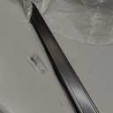 Pushglossy 36" Aluminum U Shaped Door Sweep, Adjustable Weatherstrip, Black
