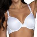 Vanity Fair Women's Full Coverage Beauty Back Smoothing Bra, 4-Way Stretch Fabric, Lightly Lined Cups 38C