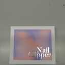 Electric 2-in-1 Nail Clipper & Polisher, 2-Speed Safe Fingernail Trimmer for All Ages, Rechargeable Automatic Nail Clipper with Light, Manicure Set for Baby Kids Seniors & Weak Hands