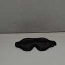 Weighted Eye Mask for Sleeping, 3D Contoured Sleep Mask Blackout with Adjustable Strap, Lash Extensions Sleep Mask for Travel, Migraine - Eye Cover Blindfold for Men Women (Black, 4.6oz)