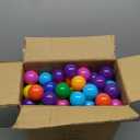 Playz Soft Plastic Mini Ball Pit Balls 200 Count - w/ 8 Vibrant Colors - Crush Proof, No Sharp Edges, Non Toxic, Phthalate & BPA Free for Baby Toddler Ball Pit, Play Tents & Tunnels Indoor & Outdoor