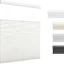 UNISHADES Top Down Bottom Up Cellular Shades, 32 5/8" W × 64" H, White