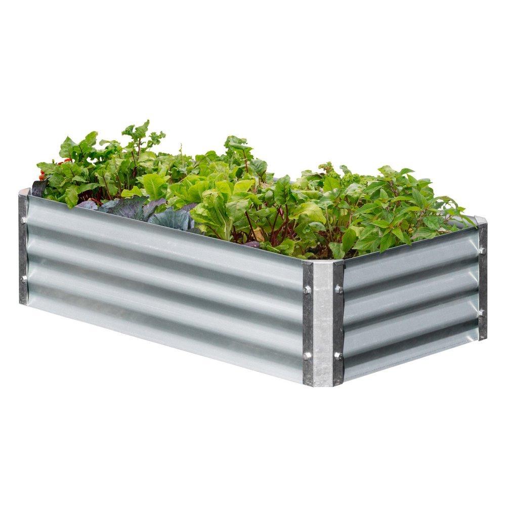 Low Rectangular Raised Garden