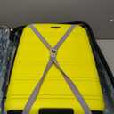 Rockland Melbourne Hardside Expandable Spinner Wheel Luggage, Yellow, 2 Piece (20"/28")