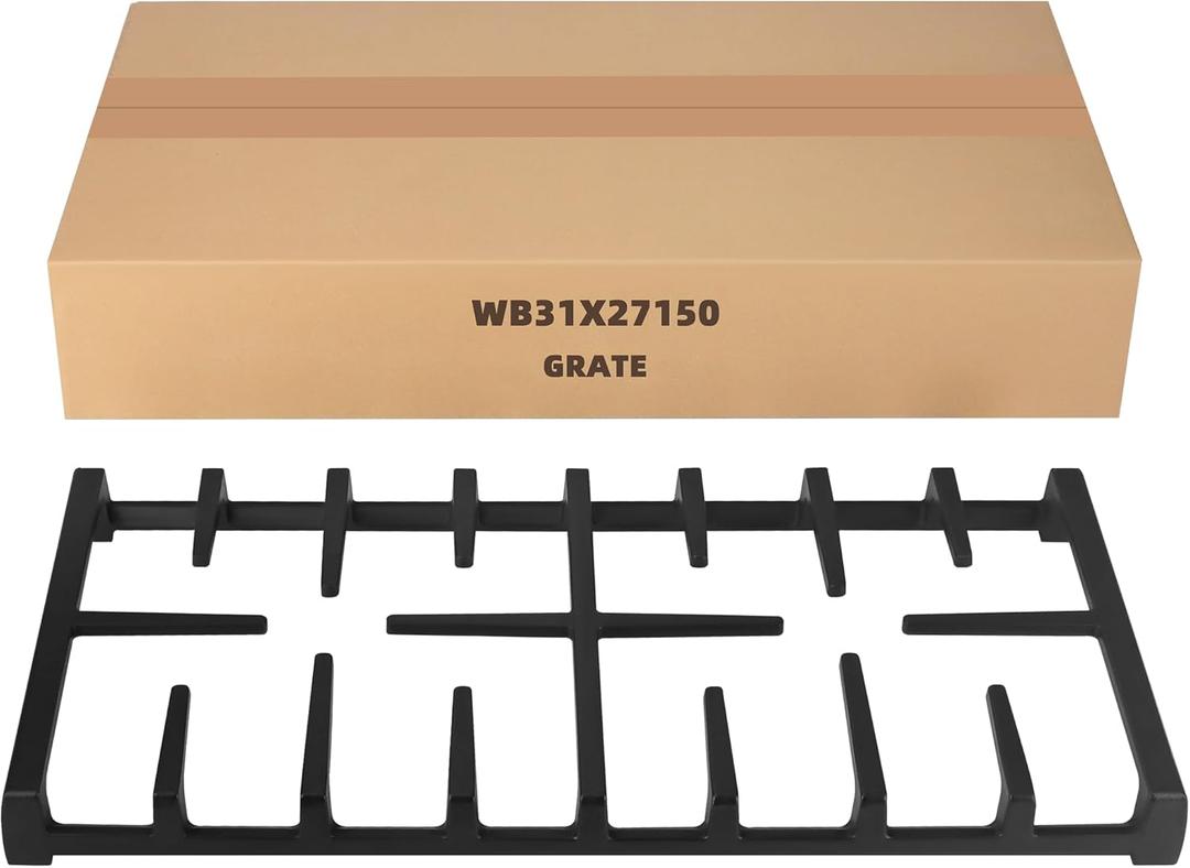 WB31X27150 Center Grate Replacement for Ge Stove Parts of JXGRATE1 JGBS66REKSS JGB735SPSS,Burner Grates Cooktop Replacement,Center Grate for General Electric Gas Range Parts by MILUS