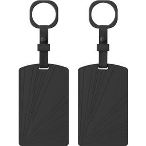 LUCKEASY 2PC Key Card Holder(Light Speed Image) For Tesla Model Y Juniper 2025 2026 Silicone Key Card Protective Cover Case Lock Sleeve Including Key Chain Black For Model Y Accessories
