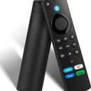Voice Remote Replacement for FireStick(2nd/3rd Gen/Lite/HD),Stick 4K Max/4K (1st/2nd Gen),TV Cube, Remote for Hisense,3rd Gen Fire Smart TVs (Black)