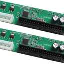 Acxico 2 pcs SATA to PATA/IDE Hard Drive Adapter Converter 3.5 HDD Parallel to Serial ATA