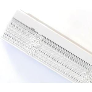 Horizontal Window Blinds,Cordless Blinds for Windows Vinyl Horizontal Blinds for Indoor Windows,Blinds for Home and Office,Bedroom (23x72, White)