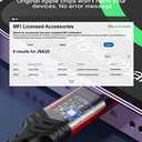 JSAUX Headphone Adapter for iPhone Lightning to 3.5mm Adapter [Apple MFi Certified] Compatible with iPhone 14 Pro Max/14 Plus/13 12 11 Pro Max/SE/XS-Red