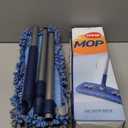Microfiber Mops for Floor Cleaning - Dust Mop for Hardwood Floors with 55 Adjustable Handle 3 Thickened Washable Pads - Wet Dry Mopping for Pet Hairs Walls Tile Wood Laminate Home Kitchen