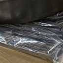 4 inch Tall Landscape Edging Kit 120FT Garden Edging with 210 Spikes for Lawn Edging and Flower Beds (Black, 120FT)