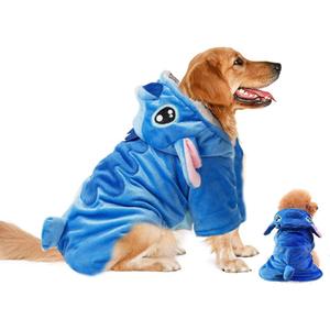 Dog Hoodie, Dog Halloween Costume Xmas Pajamas Outfit, Pet Coat Cartoon Costumes for Small Medium Large Dogs and Cats for Halloween Christmas and Winter -M (M ( 14-25 LB | 20.87"Chest Girth ))