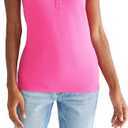 Aeropostale Womens Aero Solid A87 Polo (Large, Fucshia Purple)