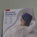 Comfytemp Migraine Headache Relief Cap, Microwave Heating Pad Migraine Mask Heat Cap for Sinus Pressure, Tension Headache, Microwavable Warm Compress for Women Seniors