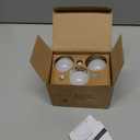 E12 Candelabra Globe Bulbs 6W 120V Daylight White 5000K 5-Pack