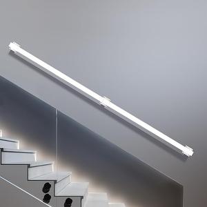 Handrails for Stairs Indoor, 5ft Stair Railing White Metal Staircase Hand Rails/Modern Wrought Iron Handrail, Industrial Wall Mounted Handrails Outdoor for Loft Porch Deck
