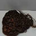 G&T Wig Curly Headband Wigs for Black Women Wet and Wavy Headband Wig Ombre Blonde Curly Synthetic Wigs Glueless Heat Resistant Long Curly Wigs for Daily Wear (24 Inch, 1B/30)