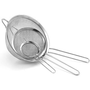 Cuisinart Mesh Strainers, 3 Count (Pack of 1) Set, CTG-00-3MS Silver