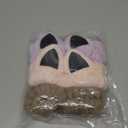 Cat Ears Headband, Cute Spa Headband and Wristband Set Washing Face Skincare Makeup Headbands for Women Girls Trendy Stuff Present Soft Coral Fleece Hair Accessories(Pink Purple+Khaki)