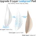 Nursing Bras for Breastfeeding Seamless Maternity Bra Wireless Pregnancy Sleep Bralette Natural Shape Support (M)