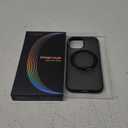 TORRAS 360 Magnetic Stand for iPhone 17 Case, [Rotatable Sturdy Kickstand][Fit for MagSafe][4X Mil-Grade Shockproof] Slim Translucent Phone Cover, Camera Button, Obsidian Black, Ostand O3 Fitness