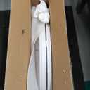 Space Aid 3 Tier Rotating Shoe Rack Tower, Spinning Shoe Display Lazy Susan, Revolving 360 Shoe Rack Storage Round Carousel, Vertical Handbag Rotate Shoes Closet Organization (3-Tier White)