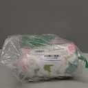 TRUEDAYS Wildflower Floral Bathroom Rug - Cute Tufted Non Slip Soft Flower Shaped Bath Mat, Washable Farmhouse & Cottagecore Bathroom Decor - Aesthetic Green Rug for Vanity, Tub, Entryway