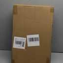 JONZEN 48Qt Stackable Storage Bins with Lid, 12GAL Collapsible Storage Bins with Wheels, Closet Organizer and Storage Drawer, Plastic Clothes Storage Cabinet Containers for Home, 1Pack Cream White