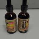 NUSAVA (2 Pack) Vitamin B12 Liquid Drops 5000mcg-B12 Sublingual with B6 & Vitamin B Complex -Methylcobalamin B12 Drops for Women & Men - Vegan Supplement,Non-GMO, Crimson Orange (2 Fl Oz, 80 Servings) exp:05/2028