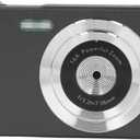 Digital Camera, 4K 48MP Autofocus HD Compact Camera 16X Zoom, Built in Flash, Anti Shake,Travel Portable Compact Camera for Beginners (Black)