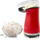 Nostalgia Air Popper Popcorn Maker 16 Cups Oil-Free Pop Corn Includes 4-oz Measuring Cup Perfect for Family Movie Nights Red