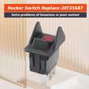 30T35687 3 Terminal Rocker Switch Compatible with Muncie Dump Truck Part Remote Start