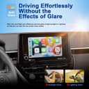 Anti-Glare Matte Screen Protector for 2023-2026 Toyota Corolla Cross (L/LE/XLE/Hybrid S/Hybrid SE/Hybrid XSE) 8-inch Touch Screen, 9H Tempered Glass 2026 2025 Corolla Cross Accessories 8"