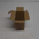 FARRAY 100 Pack 4x6 Inch Corrugated Cardboard Sheets, 1.8mm Thick Brown Kraft Cardboard Backing, Bulk Flat Cardboard Inserts Filler Pads for Packing, Shipping, Mailers, Crafts