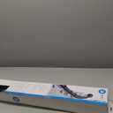 iDesign Curved Metal Shower Curtain Rod, Adjustable Customizable Curtain Rod for Bathtub, Stall, Closet, Doorway, 41-72 Inches, Matte Black,79077